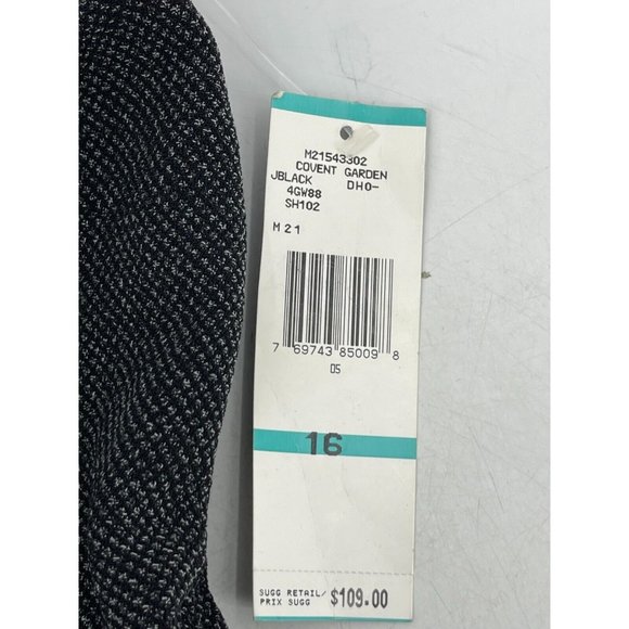 NWT Jones New York Women's Gray Mid Rise Flare Leg Side Zip Dress Pants Size 16 - Picture 7 of 12